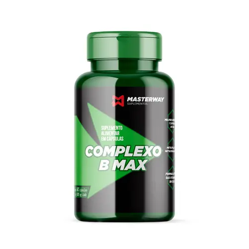 Complexo B Max (60 caps) - Masterway Suplementos